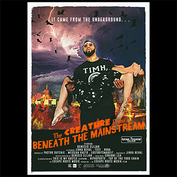 The Creature from Beneath the Mainstream (Movie Style Poster)